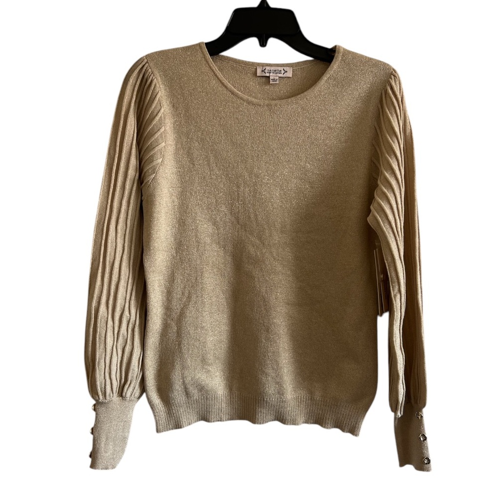 Gold Nanette Lepore Knit Sweater